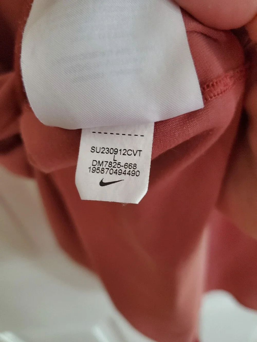 Nike Yoga Dri-FIT top, in Salmon Size Mens Large